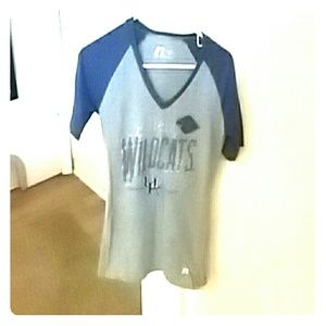 Grey and blue Kentucky wild cats shirt